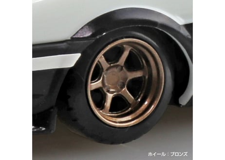 アオシマ 1/32 楽プラ スナップキット No.11CU-WB トヨタ スプリンタートレノ カスタム(ハイテックツートン)