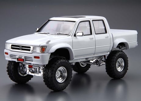 アオシマ 1/24 ザ･チューンドカー No.05 LN107 ハイラックス ピックアップ ダブルキャブ リフトアップ '94 （トヨタ） 【絶版】