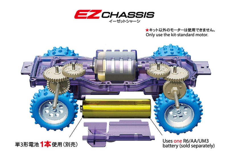 タミヤ 1/32 トレイルミニ四駆 イースターバージョン (EZシャーシ