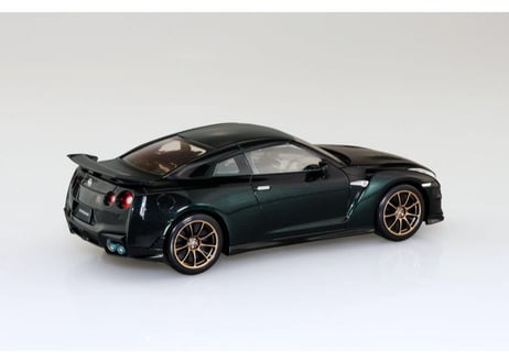 アオシマ 1/32 楽プラ スナップキット No.03-MP ニッサン R35 NISSAN GT-R 2024(ミッドナイトパープル)