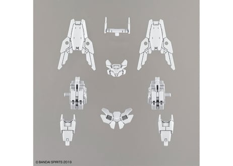 バンダイ 30MM 1/144 指揮官機用オプションアーマー[シエルノヴァ用/ホワイト](OP-29)