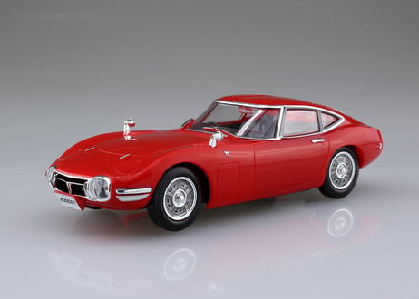 アオシマ 1/32 ザ･スナップキット No.05-B トヨタ 2000GT(ソーラーレッド)