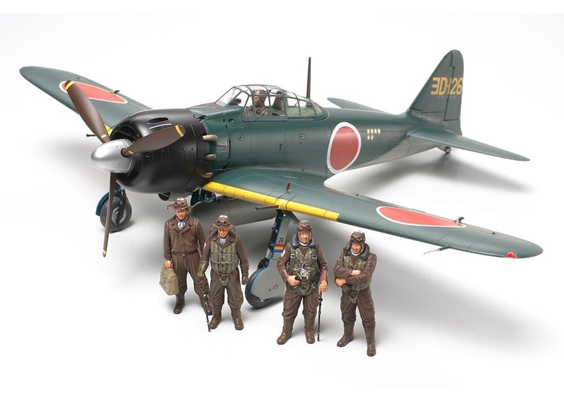 零式艦上戦闘機 五二丙型 リアルモーターアクション完成品 タミヤ1/48 零戦 タミヤ 1/48 傑作機 No.103 三菱 零式艦上戦闘機五二型/五二型甲