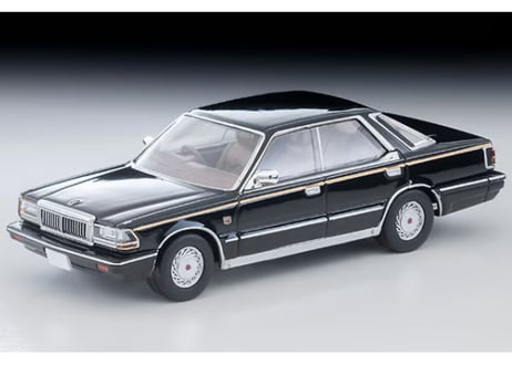 トミーテック 1/64 TLV-N168c 日産 セドリック HT V30ターボ ブロアムVIP（黒）85年式