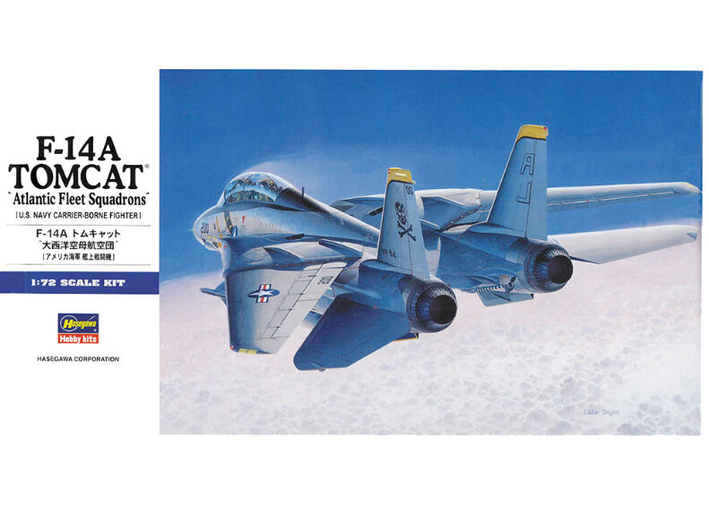 【完成品】　ハセガワ1/72 F-14A トムキャット　“大西洋空母航空団” ハセガワ F-14A トムキャット 大西洋空母航空団 （1/72スケール E帯 航空機・ヘリコプター