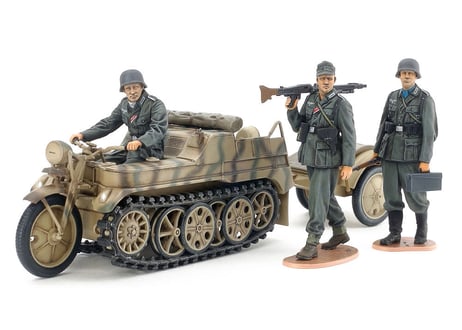 タミヤ 1/35 MM No.377 ドイツSd.Kfz.2 ケッテンクラート中期型