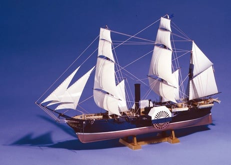アオシマ 大型帆船 No.10 1/150 黒船（サスケハナ）