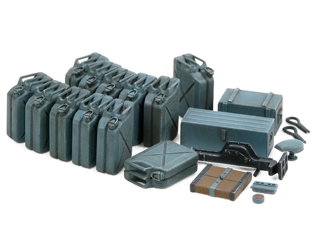 (未使用･未開封品)　タミヤ 1/35 ミリタリーミニチュアシリーズ No.315 ドイツ陸軍 初期型 ジェリカンセット プラモデル 35315 7z28pnb タミヤ 1/35 MM No.315 ドイツ初期型ジェリカンセット | ウエサカ模型店