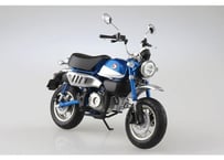 アオシマ 1/12 完成品バイク Honda Monkey125 パールグリッターリングブルー【絶版】