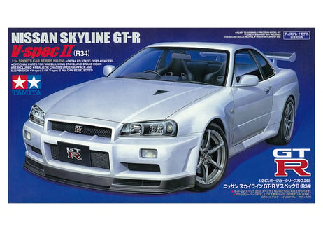 タミヤ 1/24 スポーツカー No.258 ニッサン スカイライン GT-R VスペックII（R34）
