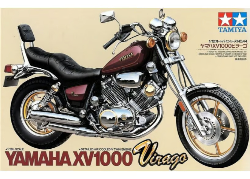 タミヤ 1/12 オートバイ No.44 ヤマハ XV1000 ビラーゴ