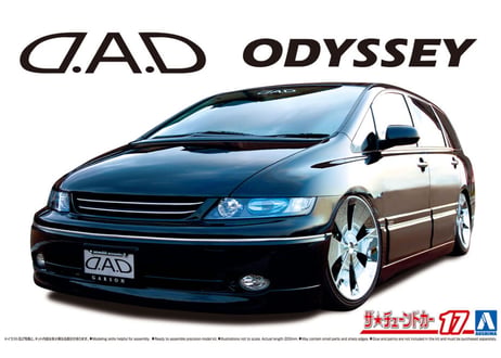 アオシマ 1/24 ザ･チューンドカー No.17 D.A.D RB1 オデッセイ '03 (ホンダ)