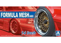 アオシマ 1/24 ザ･チューンドパーツ No.32 フォーミュラメッシュ(4H) 14インチ 【絶版】
