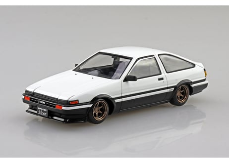 アオシマ 1/32 楽プラ スナップキット No.11CU-WB トヨタ スプリンタートレノ カスタム(ハイテックツートン)