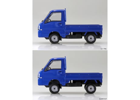 アオシマ 1/32 楽プラ スナップキット No.05-WB スバル サンバー トラック(WRブルーリミテッド)