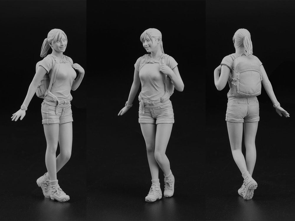 ハセガワ SP501 1/24 スズキ ジムニー w/キャンプガールズフィギュア