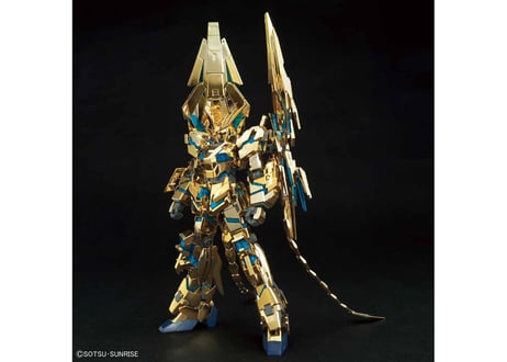 バンダイ HGUC-216 1/144 ユニコーンガンダム3号機 フェネクス (デストロイモード) (ナラティブVer.) [ゴールドコーティング]