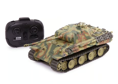 タミヤ 1/25RCタンク No.5 ドイツ戦車 パンサーA (専用プロポ付き)