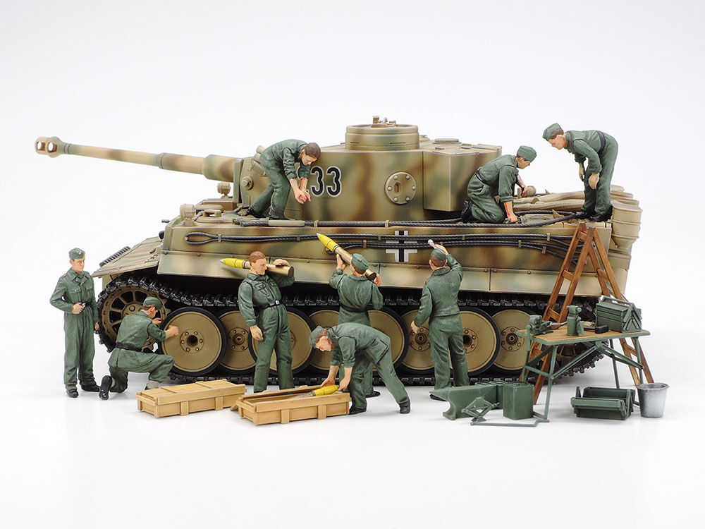 ジオラマ タミヤタイガー 1/48完成品 - おもちゃ