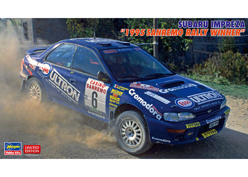 期間限定値下げ　ハセガワ　スバルインプレッサ1995モンテカルロラリーウィナー ハセガワ 1/24 スバル インプレッサ 1995 モンテカルロ ラリー