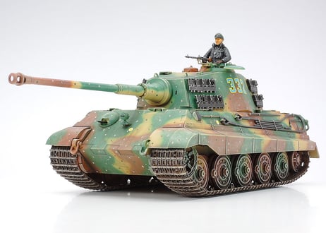 タミヤ 1/35 MM No.164 ドイツ重戦車 キングタイガー(ヘンシェル砲塔)