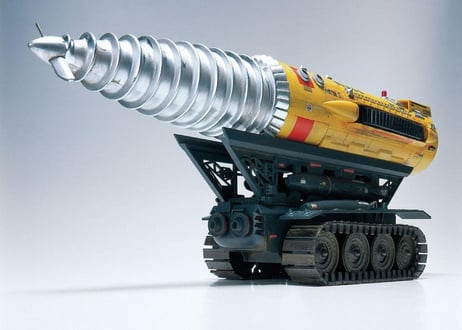 アオシマ サンダーバード No.17 1/72 ジェットモグラ 電動モデル