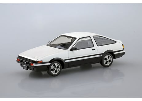 アオシマ 1/32 楽プラ スナップキット No.11-WB トヨタ スプリンタートレノ(ハイテックツートン)