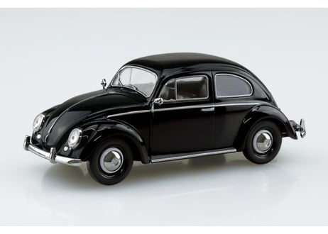 アオシマ 1/32 楽プラ スナップキット No.20-BK フォルクスワーゲン ビートル(ブラック)