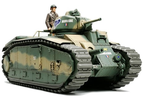 タミヤ 1/35 MM No.282 フランス戦車 B1 bis