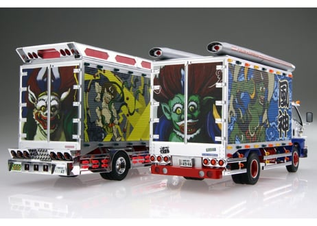 アオシマ 1/32 ザ☆デコトラ No.3 風神☆雷神