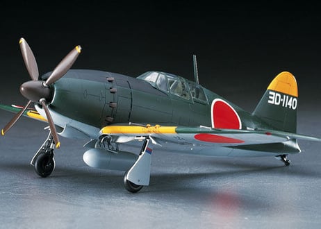 ハセガワ 1/48 航空機 JT45 三菱 J2M3 局地戦闘機 雷電 21型 日本海軍局地戦闘機
