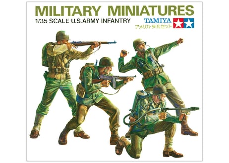 タミヤ 1/35 MM No.13 アメリカ歩兵セット