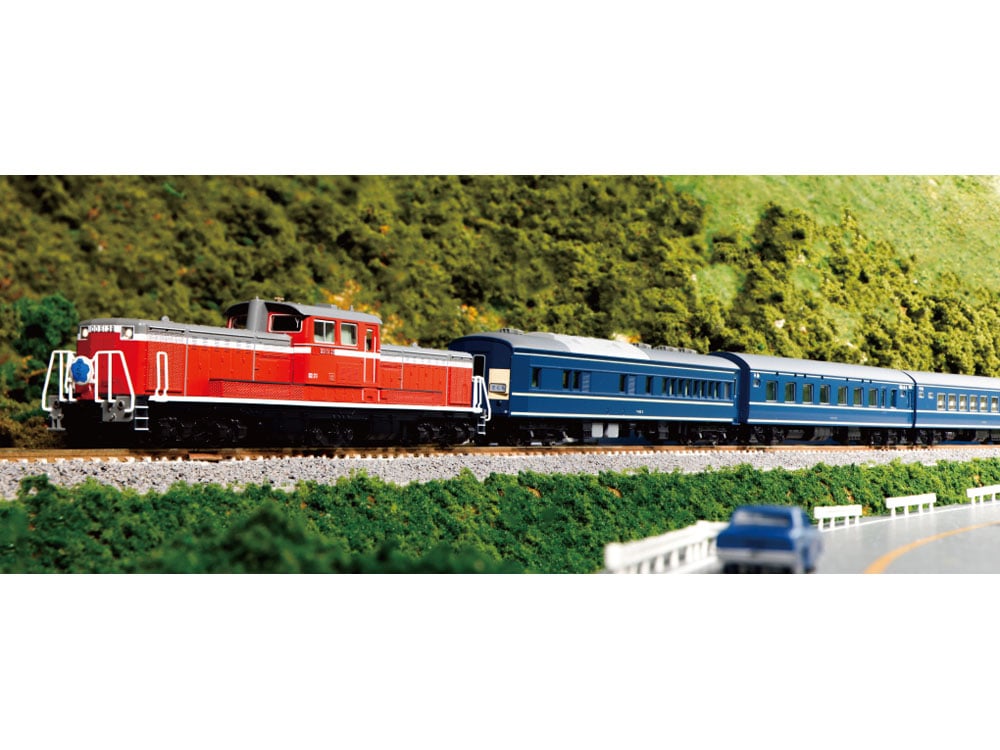 KATO 10-1873 20系寝台特急「さくら」 佐世保編成8両セット 20系寝台特急「さくら」 佐世保編成8両セット KATO10-1873 走行シーン