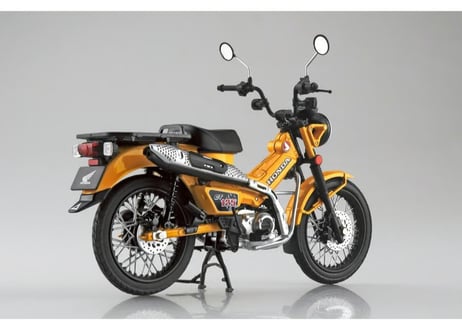 アオシマ 1/12 完成品バイク Honda CT125 ハンターカブ ターメリックイエロー