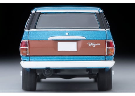 トミーテック 1/64 TLV-N55b 日産 スカイライン ワゴン 1800 スポーティGL（青）72年式