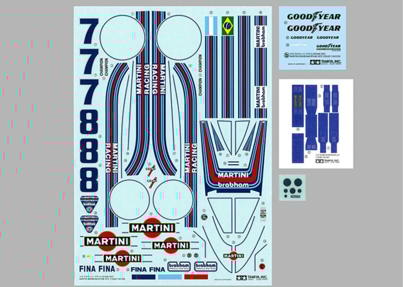 タミヤ 1/12 ビッグスケール No.42 マルティーニ ブラバム BT44B