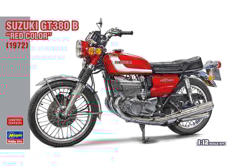 ハセガワ 21756 1/12 スズキ GT380 B “レッドカラー” | ウエサカ