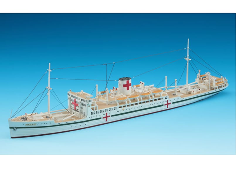 病院船氷川丸 1/700 ハセガワ 1/700 WL No.502 病院船 氷川丸 | ウエサカ模型店