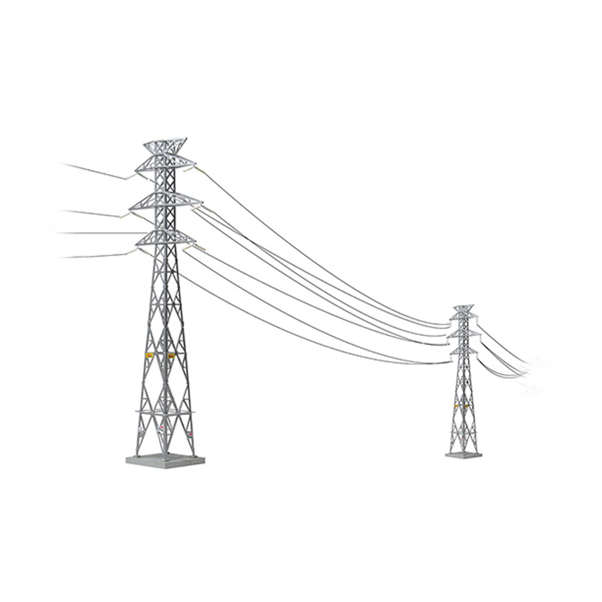 TOMYTEC 情景小物084 未使用鉄塔模型セット　中古 情景小物 084 送電鉄塔 A ～逆三角形型～ (鉄道模型) - ホビーサーチ