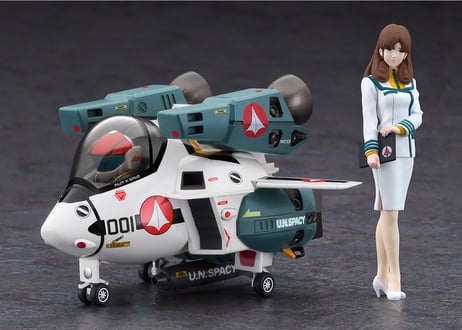 ハセガワ 1/24 早瀬未沙 w/VF-1S スーパー バルキリー（たまごひこーき）