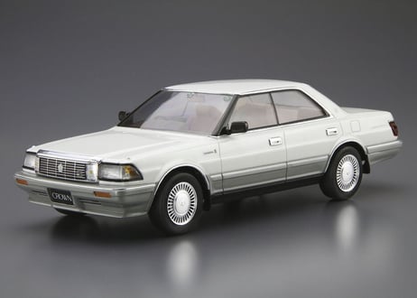 アオシマ 1/24 ザ･モデルカー No.87 トヨタ UZS131 クラウン ロイヤルサルーンG '89【絶版】