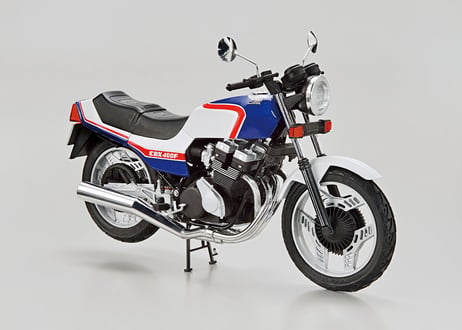 アオシマ 1/12 ザ･バイク No.32 ホンダ NC07 CBX400F パールキャンディーブルー/パールシェルホワイト '81