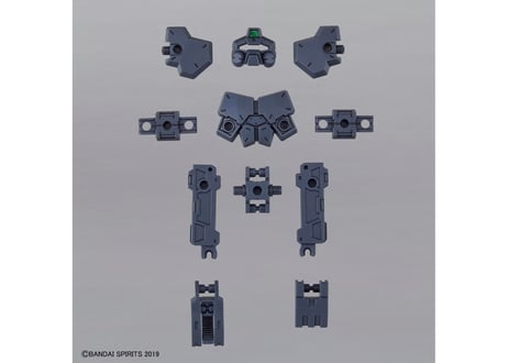 バンダイ 30MM 1/144 拠点攻撃用オプションアーマー[ラビオット用/ダークグレー](OP-18)