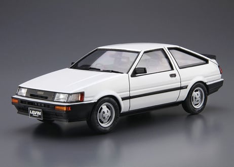 アオシマ 1/24 ザ･モデルカー No.85（旧） トヨタ AE85 カローラレビン 1500SR '85【絶版】