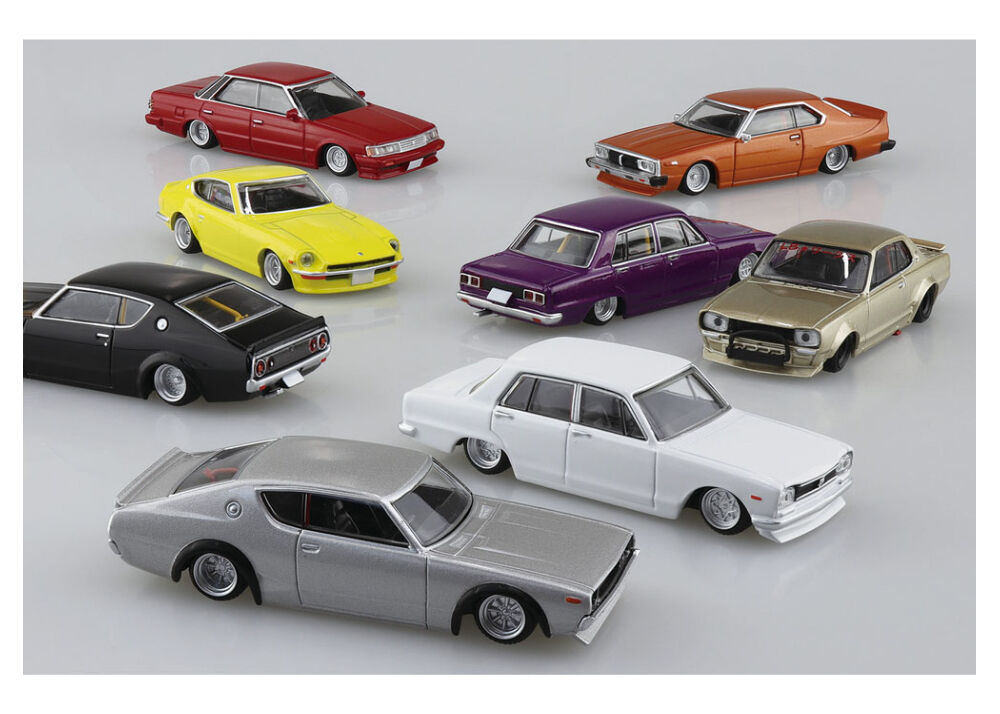 1/24 マークII カスタムジオラマクリアケース付グラチャン旧車