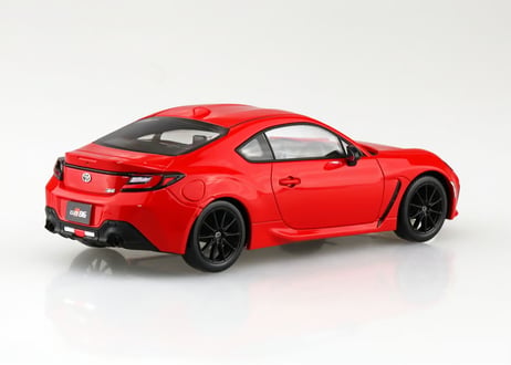 アオシマ 1/32 楽プラ スナップキット No.10-SR トヨタ GR86 2021(スパークレッド)