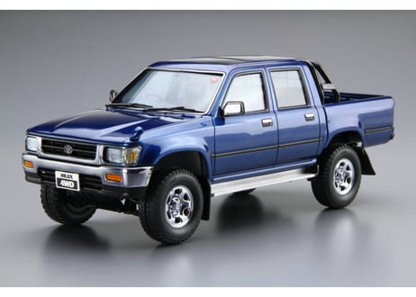 アオシマ 1/24 ザ･モデルカー No.20 トヨタ LN107 ハイラックス ピックアップ ダブルキャブ4WD '94