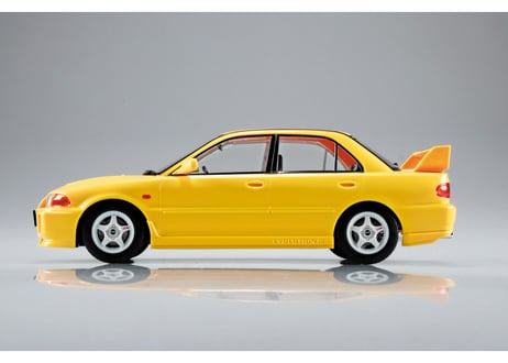 アオシマ 1/24 楽プラ スナップカー No.04-DY CE9A ランサーGSRエボリューションⅢ 1995 ダンデライオンイエロー
