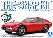 アオシマ 1/32 ザ･スナップキット No.05-B トヨタ 2000GT(ソーラーレッド)
