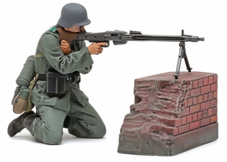 タミヤ 1/35 MM No.386 ドイツ機関銃チーム (大戦中期)